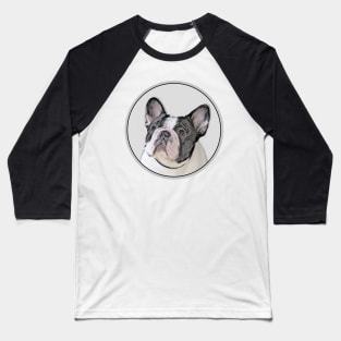 French Bulldog (Brindle Pied) Baseball T-Shirt